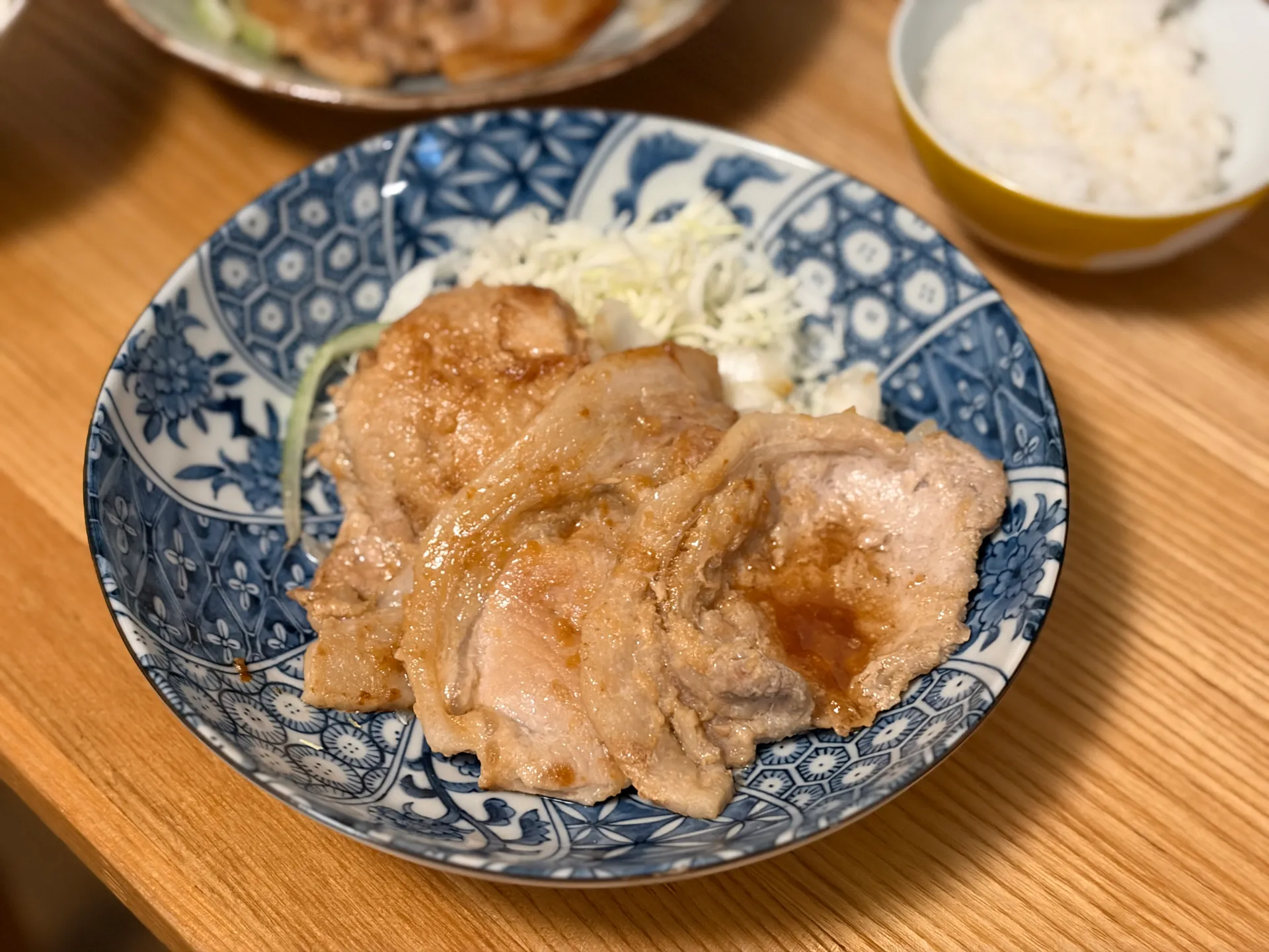 しょうがの千切りは無しで作りました