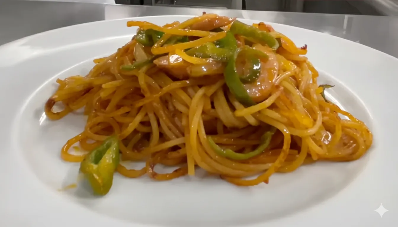パスタ世界一が作る絶品ナポリタン