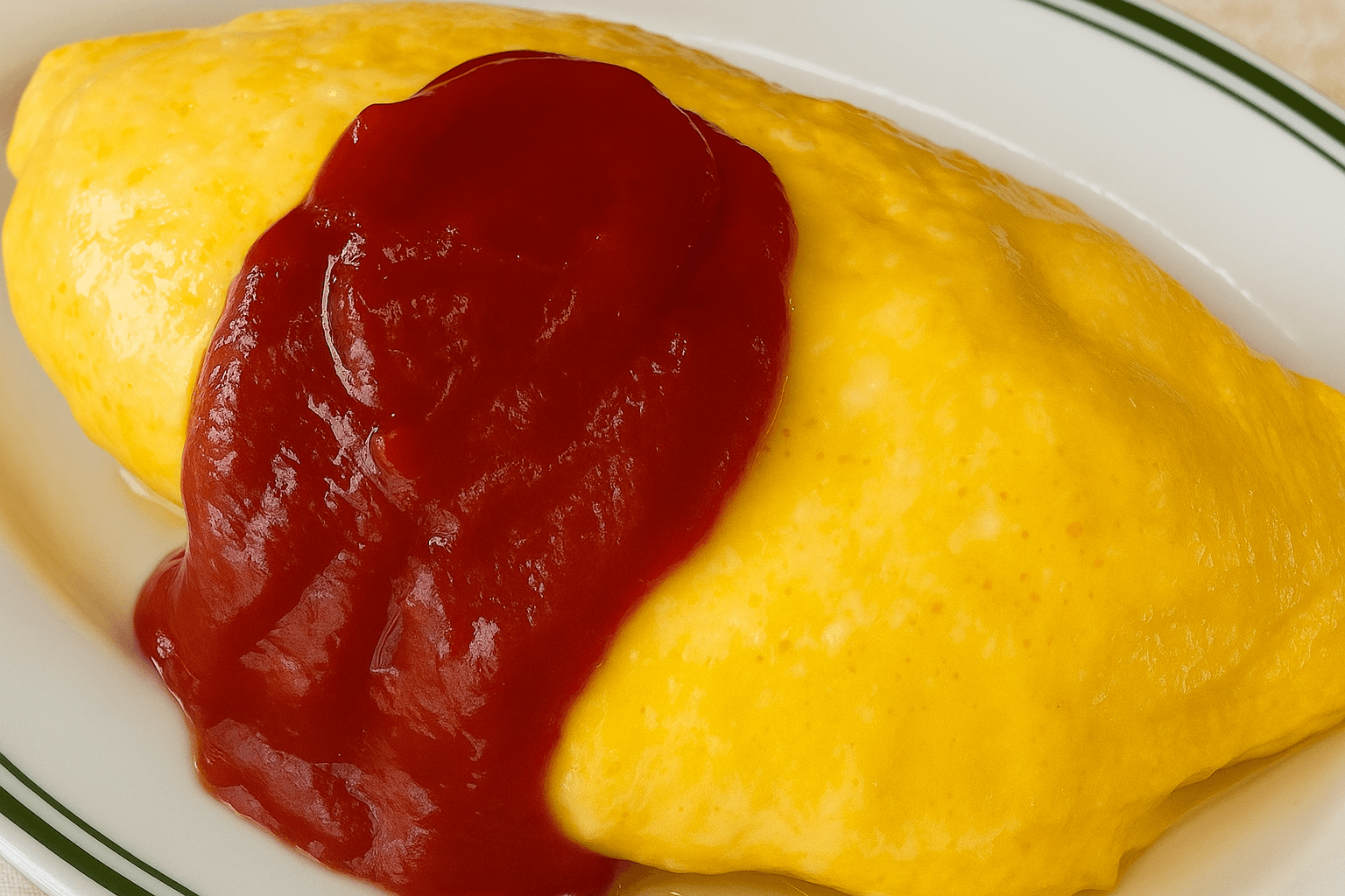 王道オムライス!秘伝の包み方できれいに包む【人気レシピ動画書き起こし】